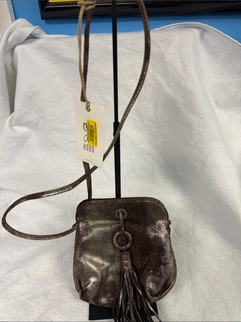 HOBO Heavy Metal Tassel Crossbody